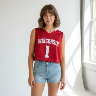 GOAT Vintage +REwork Jersey Crop Top - Vintage, Y2K and Upcycled Apparel
