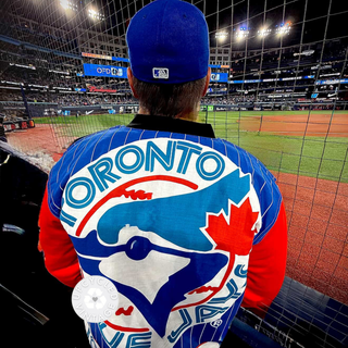 GOAT Vintage +REwork Jays Upcycled Oversized Bomber Jacket - Vintage, Y2K and Upcycled Apparel