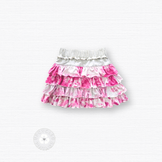 GOAT Vintage Ruffle Tie Dye Skirt    Skirts  - Vintage, Y2K and Upcycled Apparel