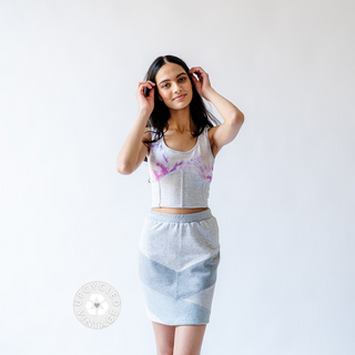 GOAT Vintage Gray Sweat Skirt    Skirts  - Vintage, Y2K and Upcycled Apparel