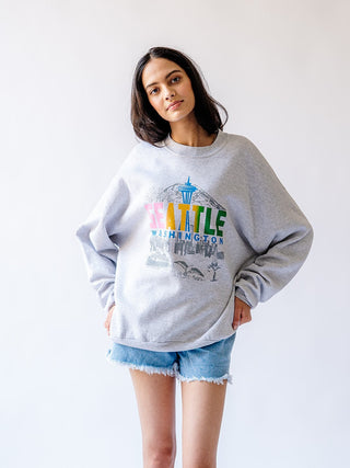 GOAT Vintage Seattle Sweatshirt    Sweatshirts  - Vintage, Y2K and Upcycled Apparel