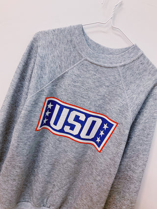 GOAT Vintage USO Sweatshirt    Sweatshirts  - Vintage, Y2K and Upcycled Apparel
