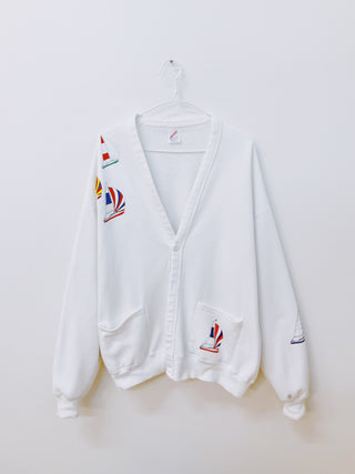 GOAT Vintage Sailing Button Up    Sweatshirts  - Vintage, Y2K and Upcycled Apparel