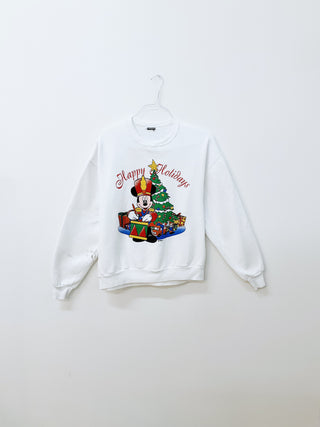 GOAT Vintage Mickey Mouse Holiday Sweatshirt    Sweatshirts  - Vintage, Y2K and Upcycled Apparel