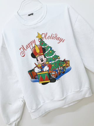 GOAT Vintage Mickey Mouse Holiday Sweatshirt    Sweatshirts  - Vintage, Y2K and Upcycled Apparel