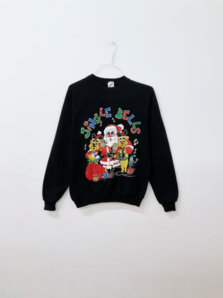 GOAT Vintage Jingle Bells Holiday Sweatshirt    Sweatshirts  - Vintage, Y2K and Upcycled Apparel