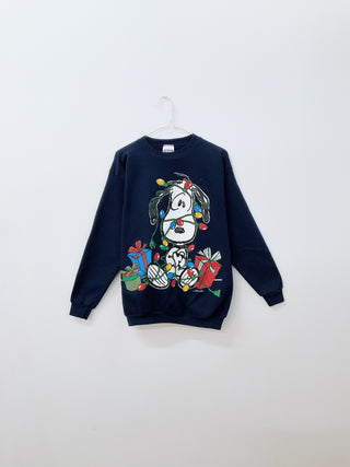 GOAT Vintage Snoopy Tangled in Lights Sweatshirt    Sweatshirts  - Vintage, Y2K and Upcycled Apparel