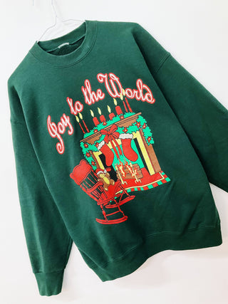 GOAT Vintage Joy to the world Sweatshirt    Sweatshirts  - Vintage, Y2K and Upcycled Apparel