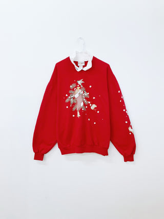 GOAT Vintage Mice in A Stocking Holiday Sweatshirt    Sweatshirts  - Vintage, Y2K and Upcycled Apparel