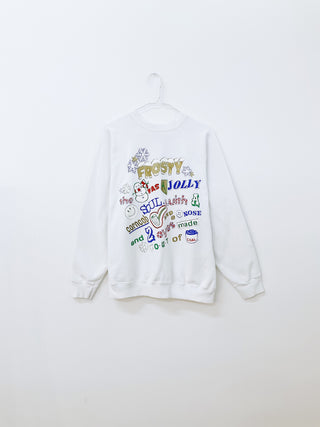 GOAT Vintage Frosty Holiday Sweatshirt    Sweatshirts  - Vintage, Y2K and Upcycled Apparel