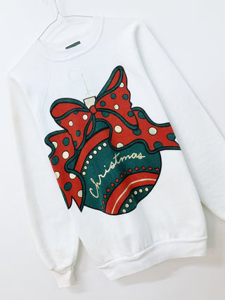 GOAT Vintage Christmas Ornament Holiday Sweatshirt    Sweatshirts  - Vintage, Y2K and Upcycled Apparel