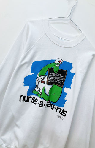 GOAT Vintage Nurse-a-saurus Sweatshirt    Sweatshirts  - Vintage, Y2K and Upcycled Apparel