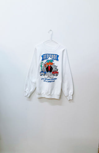 GOAT Vintage Attitude Sweatshirt    Sweatshirts  - Vintage, Y2K and Upcycled Apparel