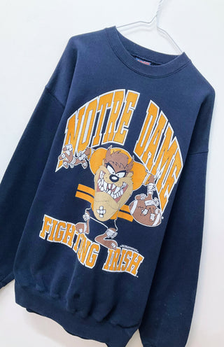 GOAT Vintage Notre Dame Taz Sweatshirt    Sweatshirts  - Vintage, Y2K and Upcycled Apparel