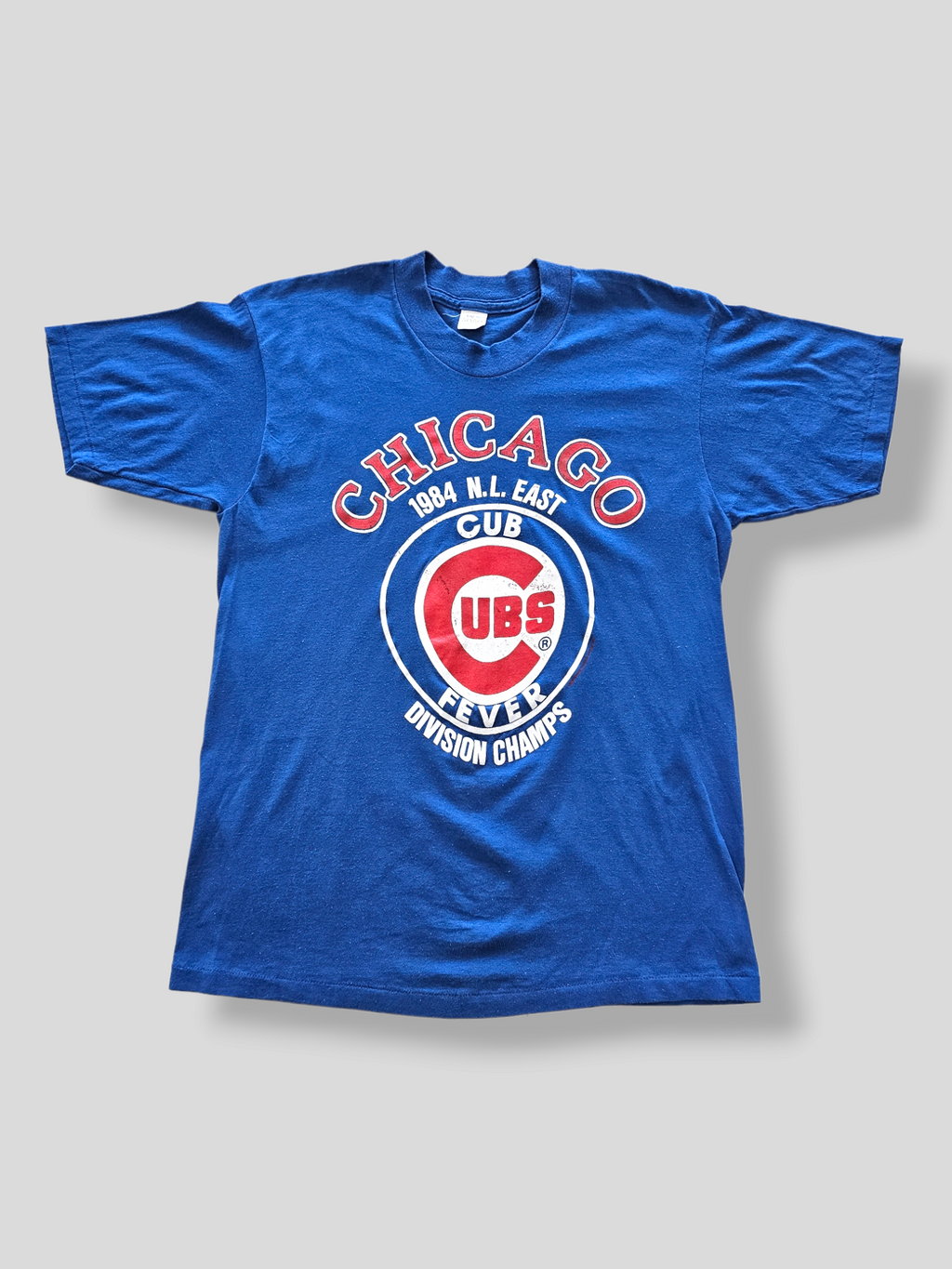 Chicago Cubs Woman's Royal Retro 80's Logo Tank-Top