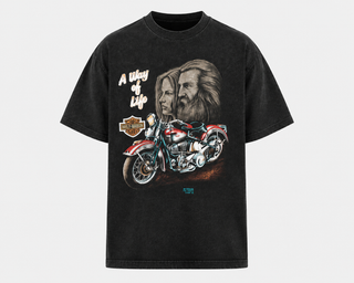 GOAT Vintage Harley Davidson A Way of Life Tee Tee - Vintage, Y2K and Upcycled Apparel