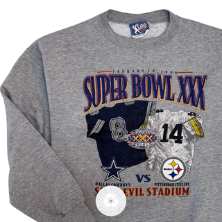GOAT Vintage Lee Super Bowl XXX Sweater - Vintage, Y2K and Upcycled Apparel