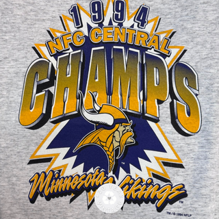 GOAT Vintage Vikings Champs Sweater - Vintage, Y2K and Upcycled Apparel