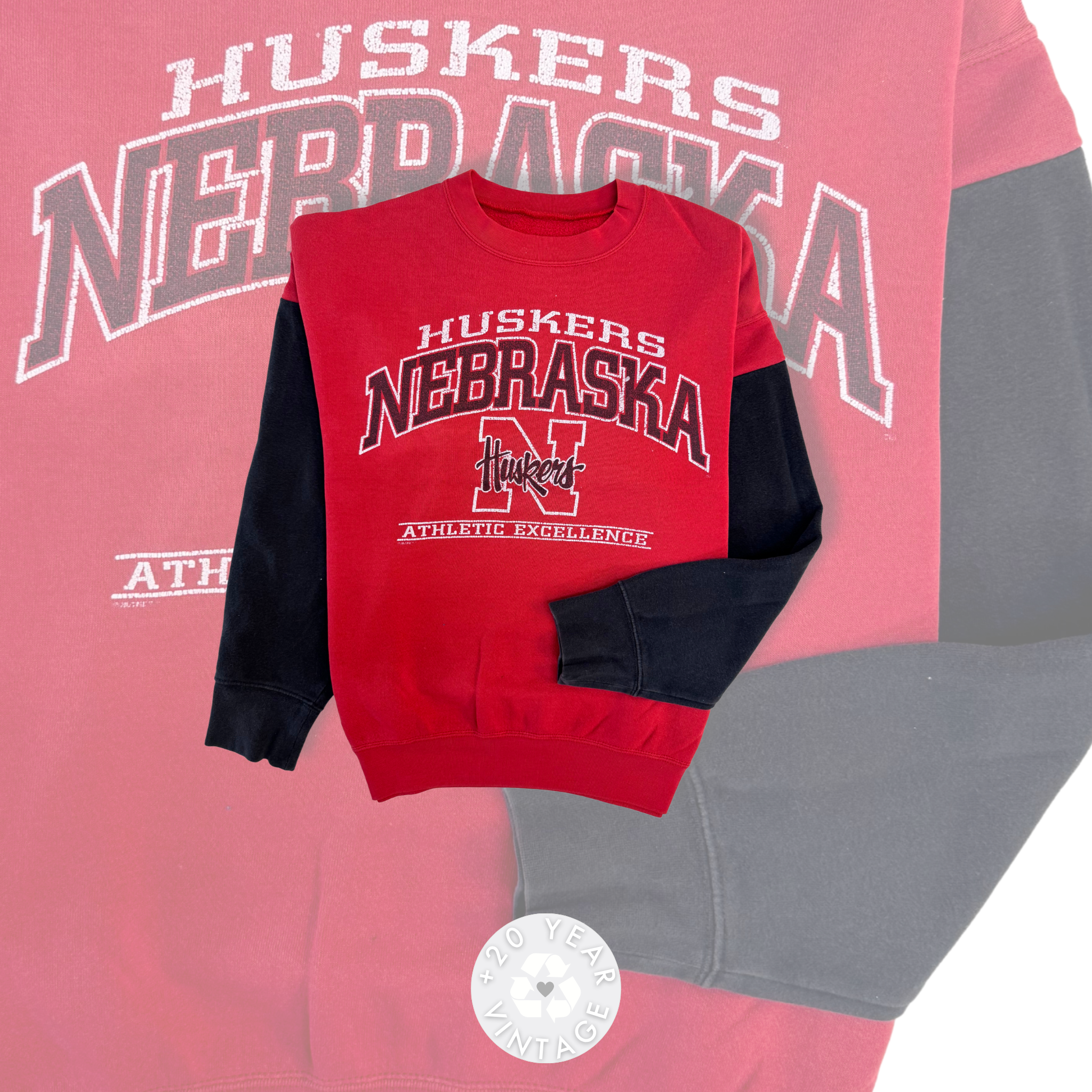 Nebraska Huskers Crewneck – GOAT Vintage1