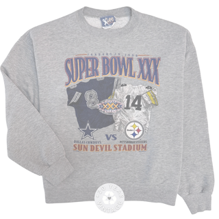 GOAT Vintage Lee Super Bowl XXX Sweater - Vintage, Y2K and Upcycled Apparel