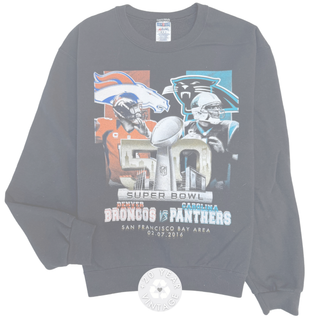 GOAT Vintage Super Bowl 50 Sweater - Vintage, Y2K and Upcycled Apparel