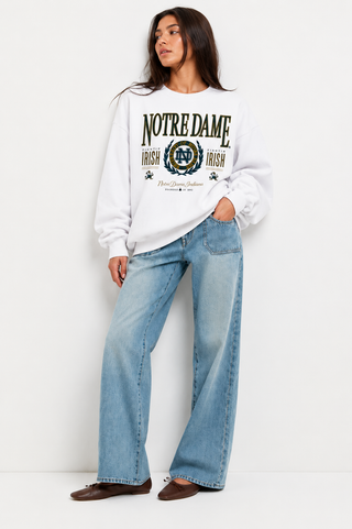 GOAT Vintage Notre Dame Crewneck - Vintage, Y2K and Upcycled Apparel