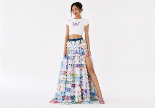 GOAT Vintage +REwork Twirl Maxi Skirt Skirts - Vintage, Y2K and Upcycled Apparel