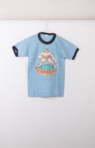GOAT Vintage 1978 Wrestling Ringer    T-shirt  - Vintage, Y2K and Upcycled Apparel