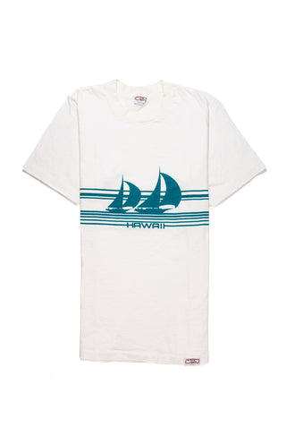 GOAT Vintage Sailboats Tee    Tees  - Vintage, Y2K and Upcycled Apparel