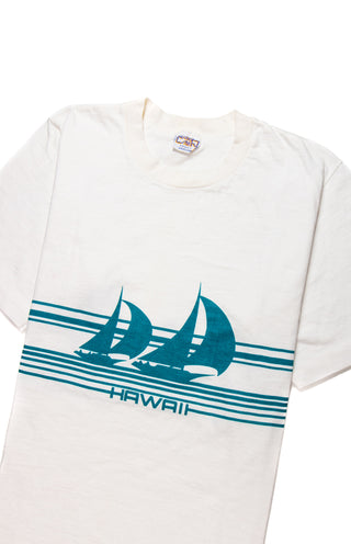 GOAT Vintage Sailboats Tee    Tees  - Vintage, Y2K and Upcycled Apparel