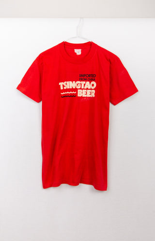 GOAT Vintage Tsingtao Beer Tee    Tee  - Vintage, Y2K and Upcycled Apparel