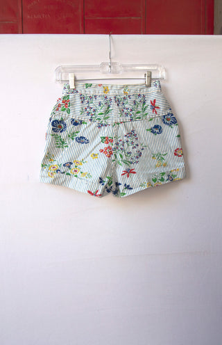 GOAT Vintage Floral Denim Shorts    Shorts  - Vintage, Y2K and Upcycled Apparel