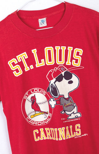 GOAT Vintage Cardinals x Snoopy Tee    T-shirt  - Vintage, Y2K and Upcycled Apparel