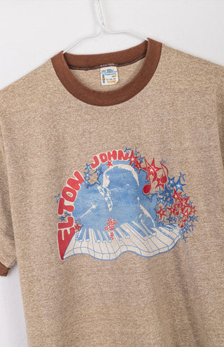 GOAT Vintage Elton John Ringer Tee    T-shirt  - Vintage, Y2K and Upcycled Apparel
