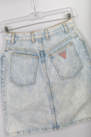 GOAT Vintage Guess Bleached Skirt    Shorts  - Vintage, Y2K and Upcycled Apparel