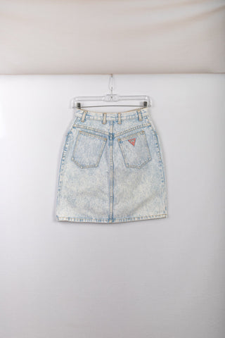 GOAT Vintage Guess Bleached Skirt    Shorts  - Vintage, Y2K and Upcycled Apparel