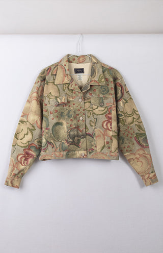 GOAT Vintage Floral Roper Jacket    Denim jacket  - Vintage, Y2K and Upcycled Apparel