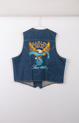 GOAT Vintage Harley Painted Vest    Vest  - Vintage, Y2K and Upcycled Apparel
