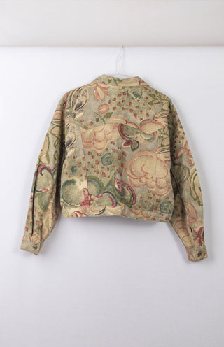 GOAT Vintage Floral Roper Jacket    Denim jacket  - Vintage, Y2K and Upcycled Apparel