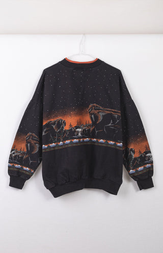 GOAT Vintage Scenic Wolf Sweatshirt    Sweatshirt  - Vintage, Y2K and Upcycled Apparel