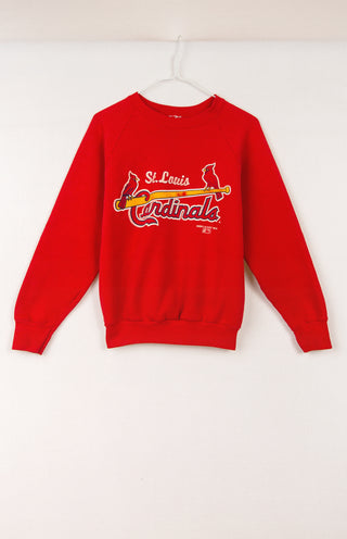 Goat Vintage Men's Upcycled St. Louis Cardinals T-Shirt in Red - Size Medium