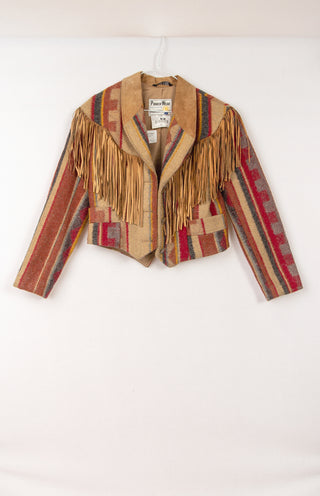 GOAT Vintage Pioneer Wear Fringe Jacket    jacket  - Vintage, Y2K and Upcycled Apparel