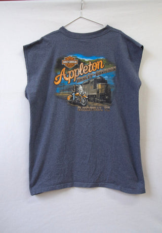 GOAT Vintage Appleton Harley Tank    T-Shirt  - Vintage, Y2K and Upcycled Apparel