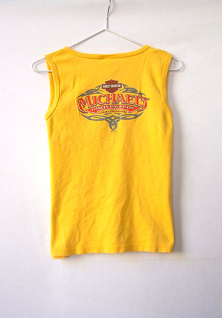 GOAT Vintage Michael's Harley Tank    T-Shirt  - Vintage, Y2K and Upcycled Apparel