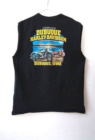 GOAT Vintage Dubuque Harley Tank    T-Shirt  - Vintage, Y2K and Upcycled Apparel