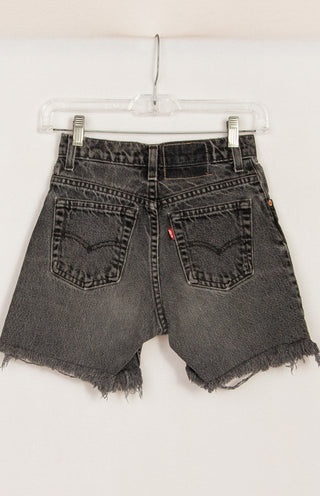 GOAT Vintage Levi's Black Denim Shorts    Shorts  - Vintage, Y2K and Upcycled Apparel