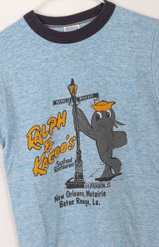 GOAT Vintage Ralph & Kacoo's Ringer    T-shirt  - Vintage, Y2K and Upcycled Apparel