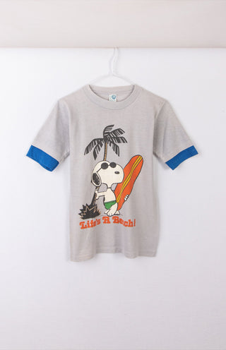 GOAT Vintage Snoopy Beach Tee    T-shirt  - Vintage, Y2K and Upcycled Apparel