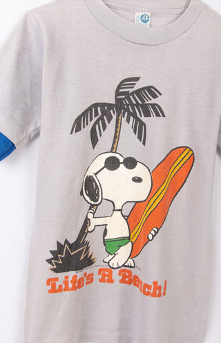 GOAT Vintage Snoopy Beach Tee    T-shirt  - Vintage, Y2K and Upcycled Apparel