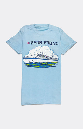 GOAT Vintage Sun Viking Tee    T-shirt  - Vintage, Y2K and Upcycled Apparel